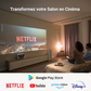 Tragbarer FHD-Projektor - Ihr privates Kino überall